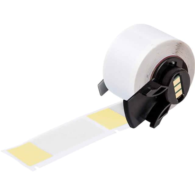 PTL-21-427-YL LABEL 2.5"HX1"W YLW/CLR 1=100PCS