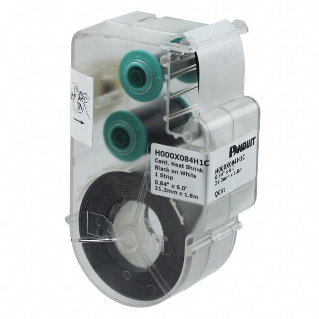 H000X084H1C LABEL HEAT SHRINKABLE CONTIN WHT