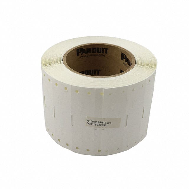H150X025H1T LABEL HEAT SHRINKABLE WHITE