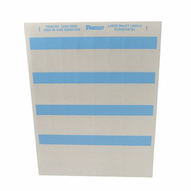 S100X225YBJ LABEL SELF LAMINATING BLU 32/SHT