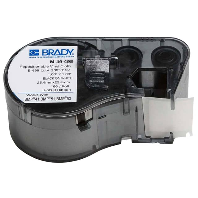 M-49-498 LABEL 1" H X 1" W 1=160PCS