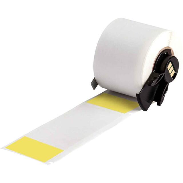 PTL-33-427-YL LABEL 4"HX1.5"W YLW/CLR 1=100PCS