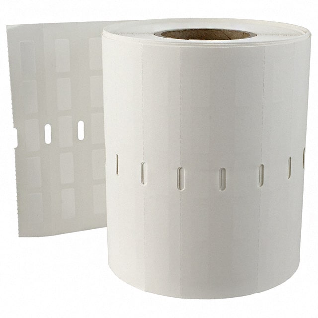 0818001 LABEL STANDARD 0.63" X 0.28" WHT