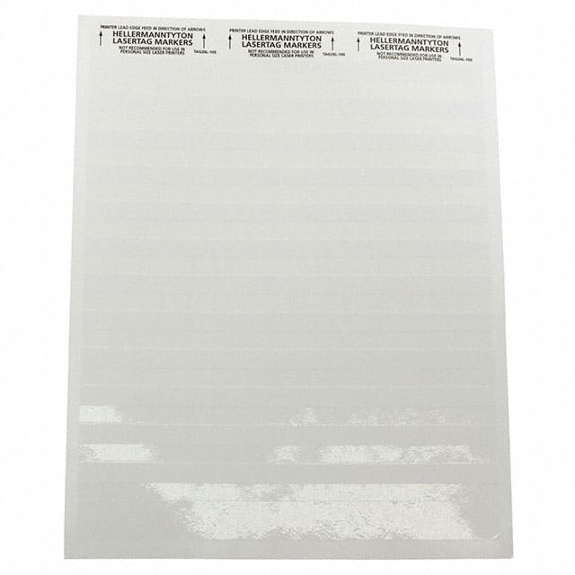 TAG26L-105 LABEL SELF LAMINATING WHITE