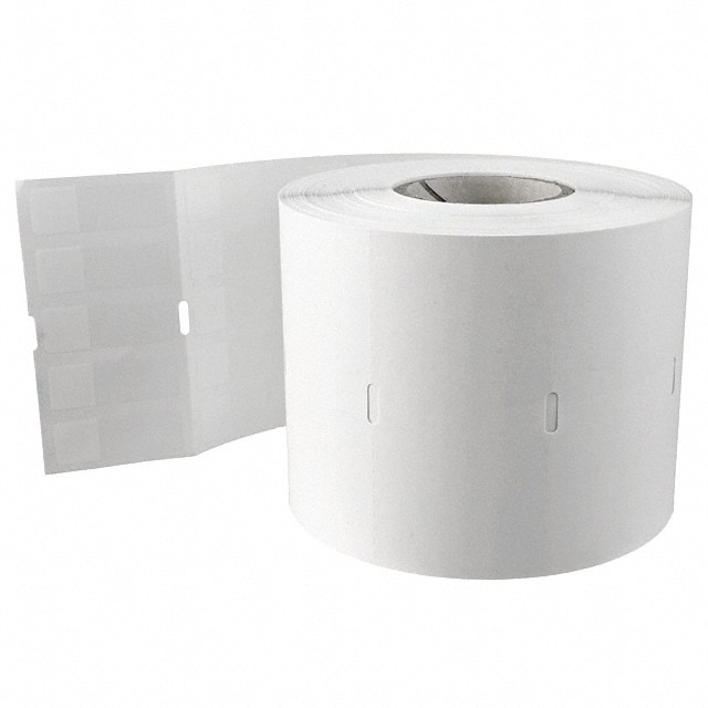 0800074 LABEL STANDARD 0.50" X 1.44" WHT