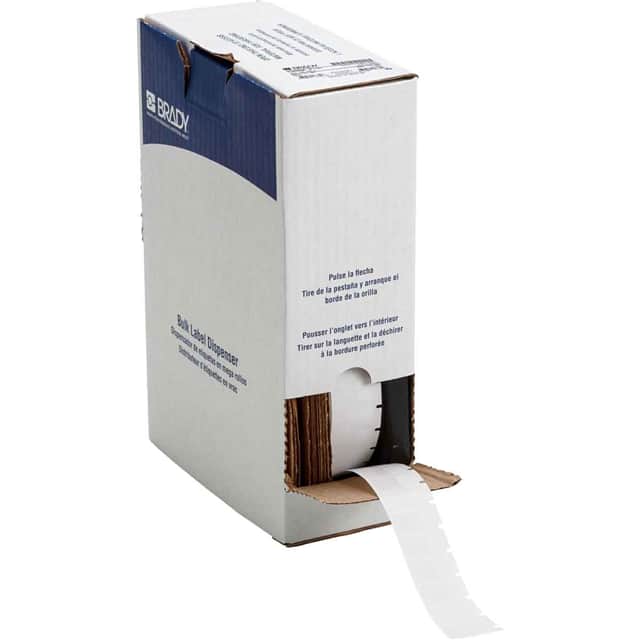 BM71-17-427 LABEL 1"HX0.5"W CLR/WH 1=5000PCS