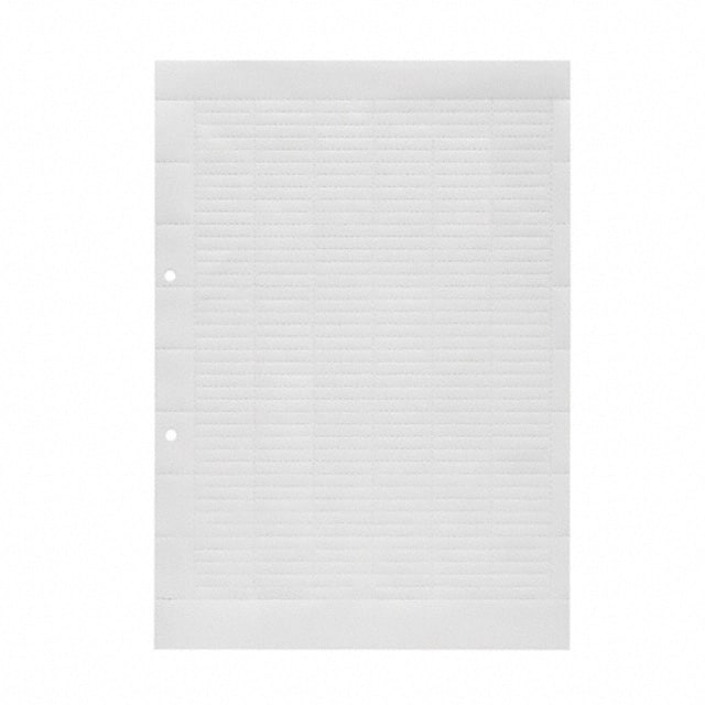 1670370000 LABEL STANDARD 0.65" X 1.57" WHT