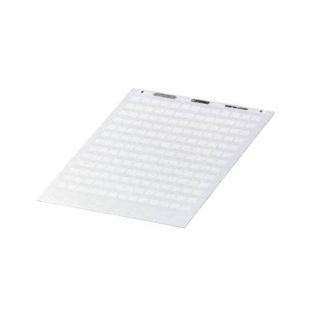 0830687 LABEL STANDARD 0.512"X0.748" WHT