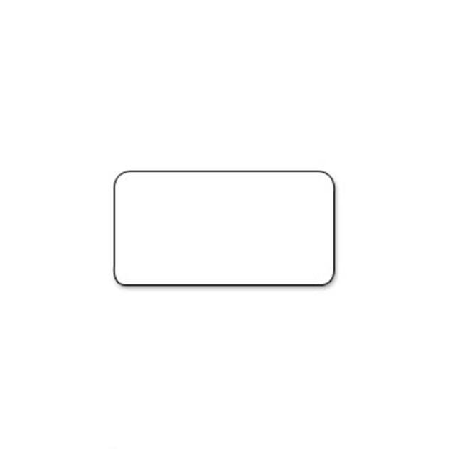 596-00418 LABEL STANDARD 1.06" X 0.59" WHT