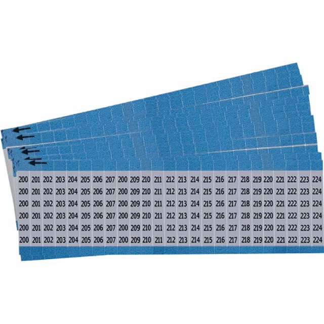 AF-200-224-PK WIRE MARKER, 1.5 IN H
