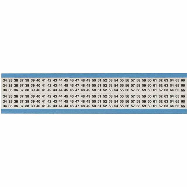 HH-34-66-SC-PK WIRE MARKER, 0.75 IN H