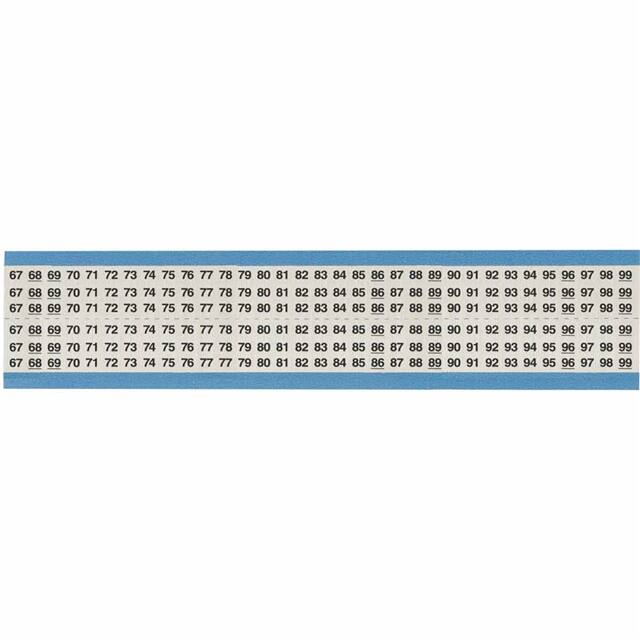 HH-67-99-SC-PK WIRE MARKER, 0.75 IN H