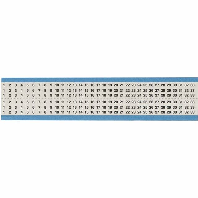 HH-1-33-SC-PK WIRE MARKER, 0.75 IN H X 0.25 IN