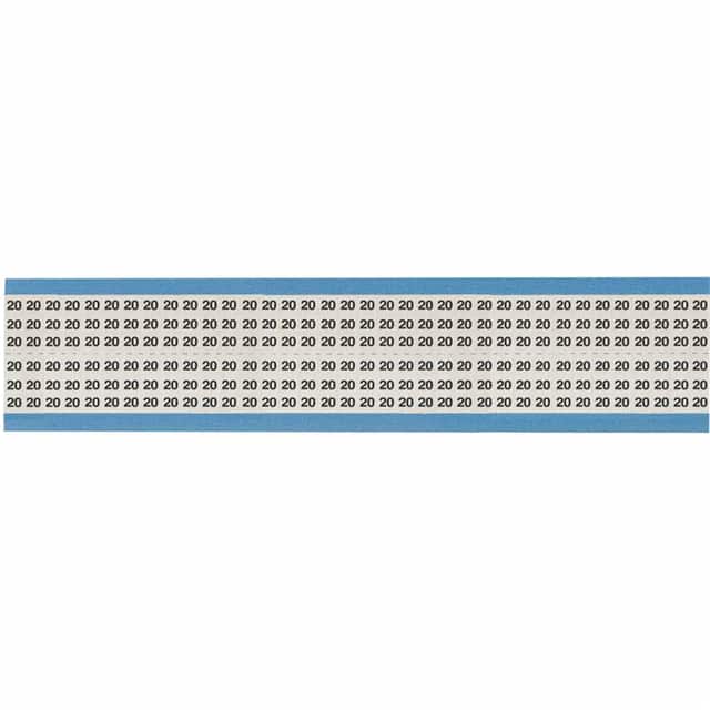 HH-20-SC-PK WIRE MARKER, 0.75 IN H X 0.25 IN