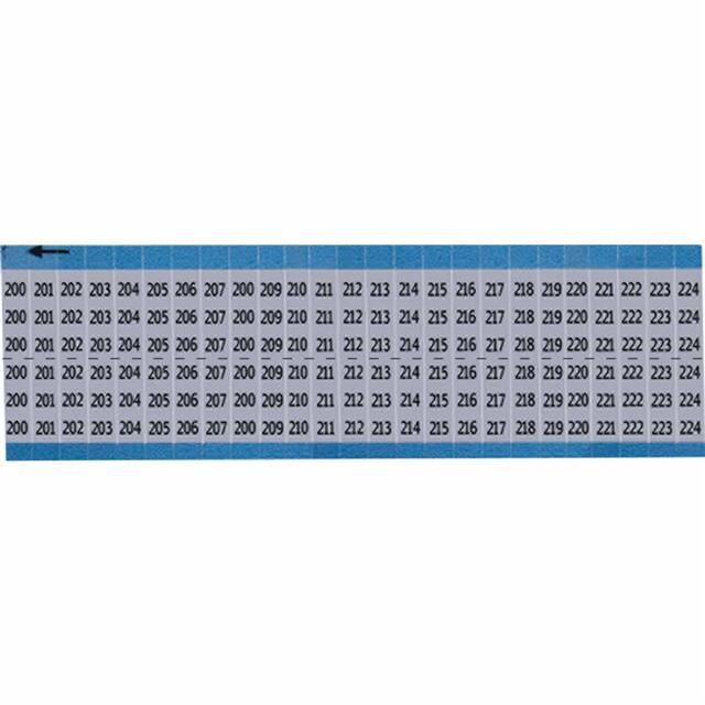 AF-200-224-SC-PK WIRE MARKER, 0.75 IN H