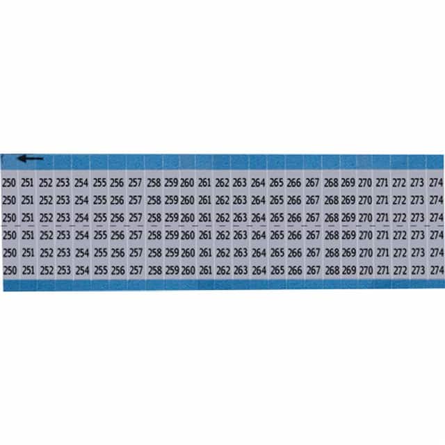 AF-250-274-SC-PK WIRE MARKER, 0.75 IN H