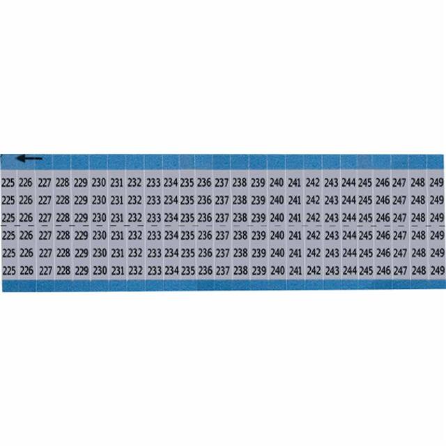 AF-225-249-SC-PK WIRE MARKER, 0.75 IN H