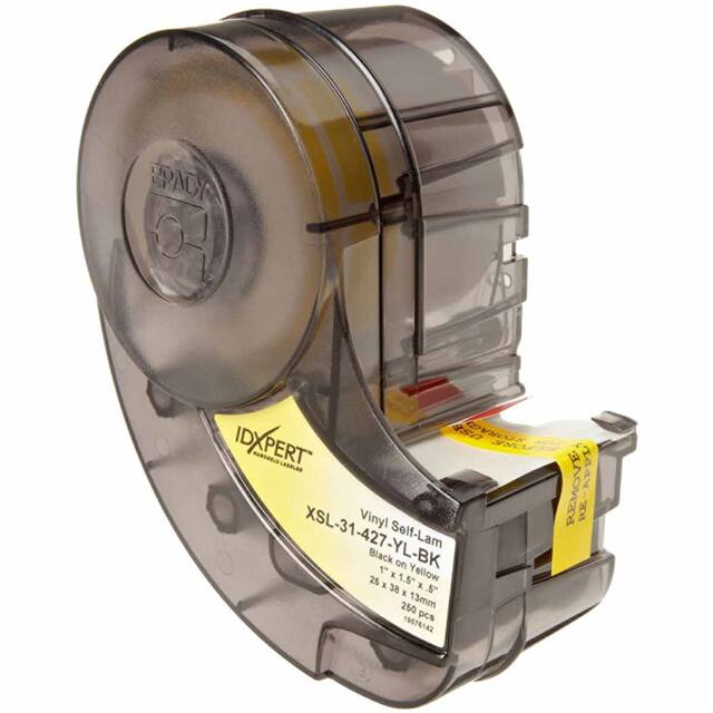 XSL-31-427-YL-BK XPERT SELFLAM YEL 1.5"X1"X.5" WR