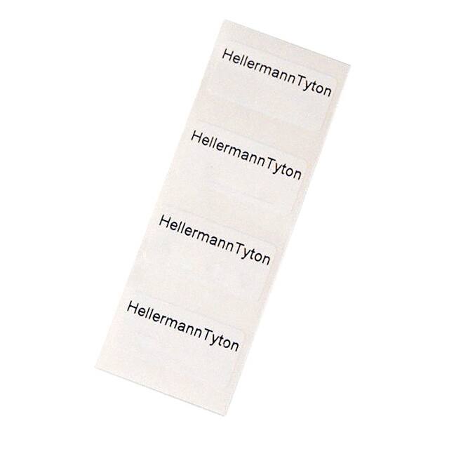 596-00183 LABEL STANDRD 1X0.5" WHT 500/RL