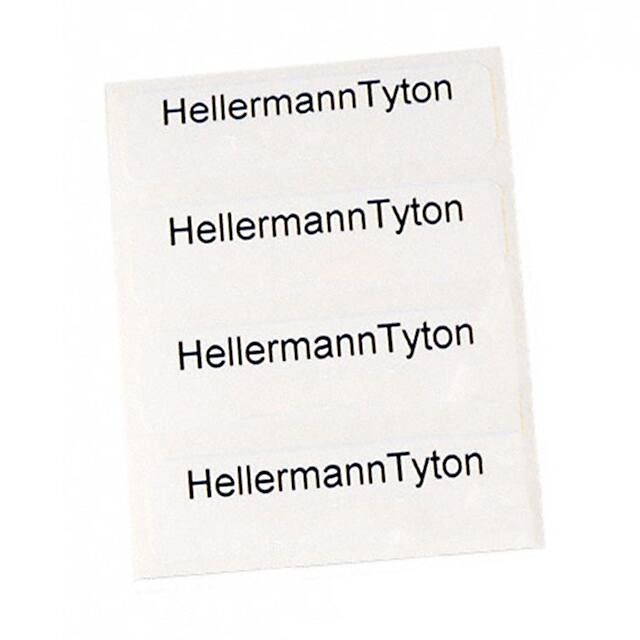 596-00185 LABEL STAND 2.5"X0.5" WHT 500/RL