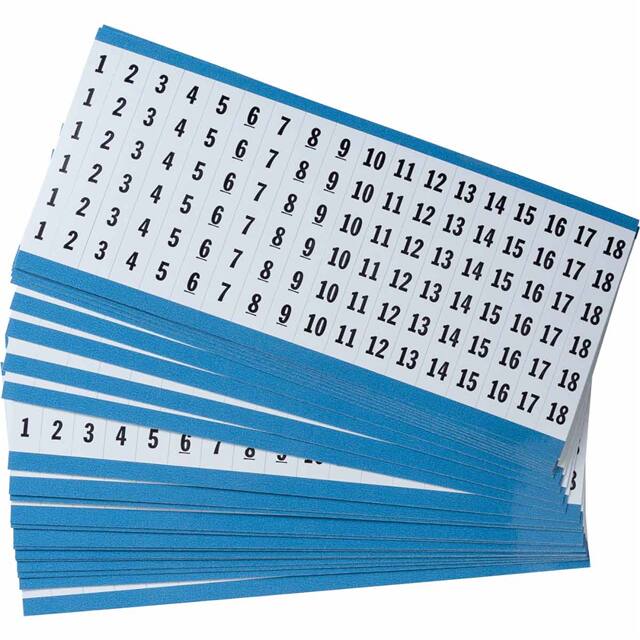 CAB-1-18-PK WIRE MARKER, 3.5 IN H X 0.5 IN W