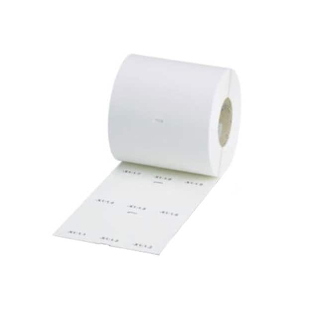 0830822 LABEL STANDARD 1" X 6" WHT