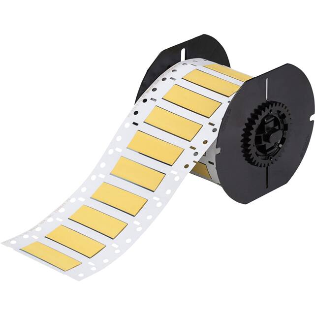 B33D-500-2-344YL B33, B344 DS, YELLOW, .8 X 2", F
