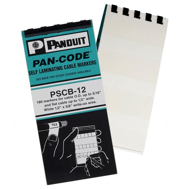 PSCB-12 LABEL STANDARD 0.5X1.5" WHT 10PK