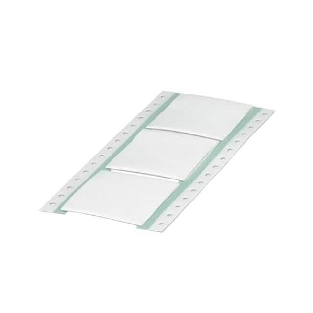 0800370 LABEL HEAT SHRINKABLE WHITE