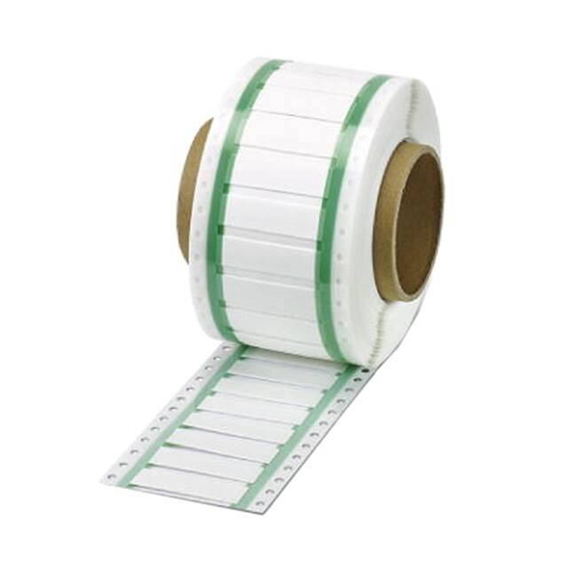 0803105 LABEL HEAT SHRINKABLE WHITE