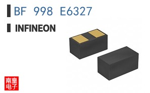 BF 998 E6327 The Infineon BF 998 E6327 is an N-Channel RF MOSFET designed for high-frequency applications. It features a 12V drain-source voltage and a continuous drain current of 200mA.