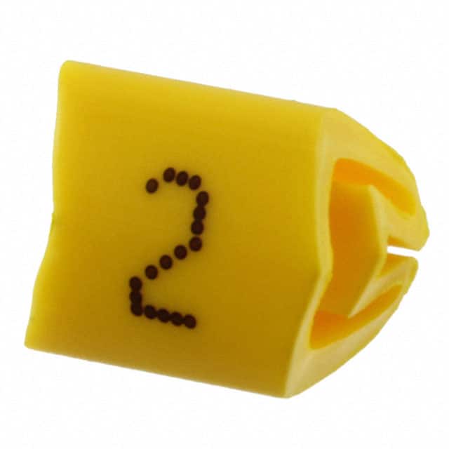 0800462:0002 WIRE MARKER SLIP-ON YELLOW