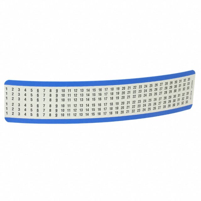 PCM-1-33 WIRE MARKR CARD 6.9MMX38.1MM WHT