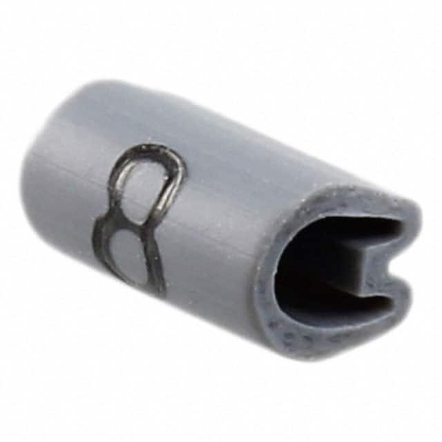EC0039-000 WIRE MARKER PUSH ON 4.5MM GRAY