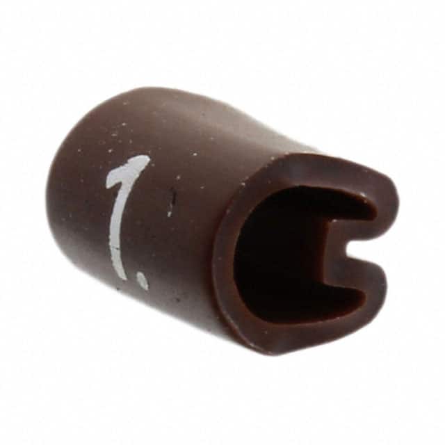 EC0179-000 WIRE MARKER PUSH ON 4.5MM BROWN