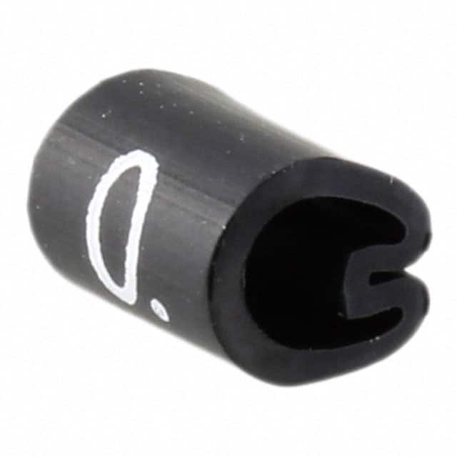 EC0178-000 WIRE MARKER PUSH ON 4.5MM BLACK