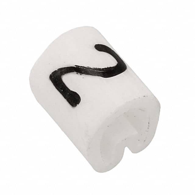 EC0382-000 WIRE MARKER PUSH ON 4.5MM WHITE