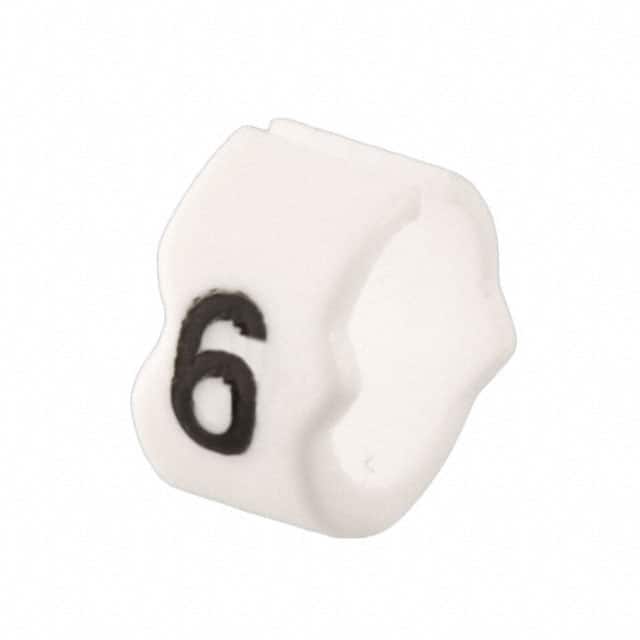 STD06W-6 WIRE MARKER CLIP-ON WHITE