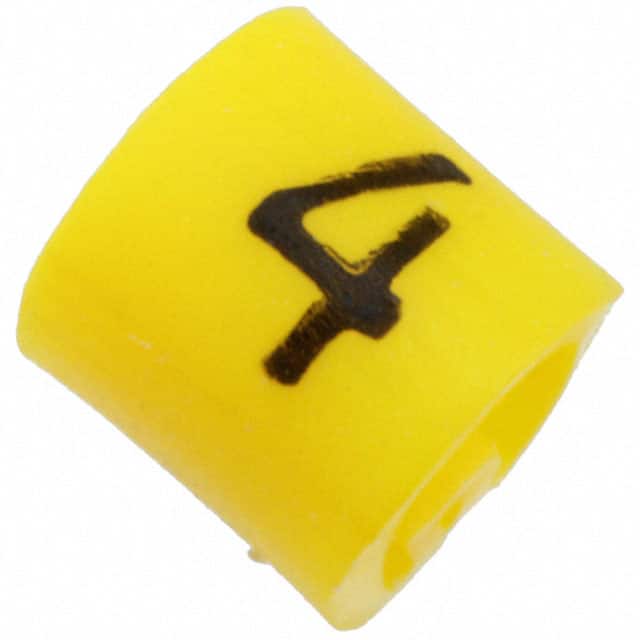 EC0577-000 WIRE MARKER PUSH ON 4.5MM YELLOW
