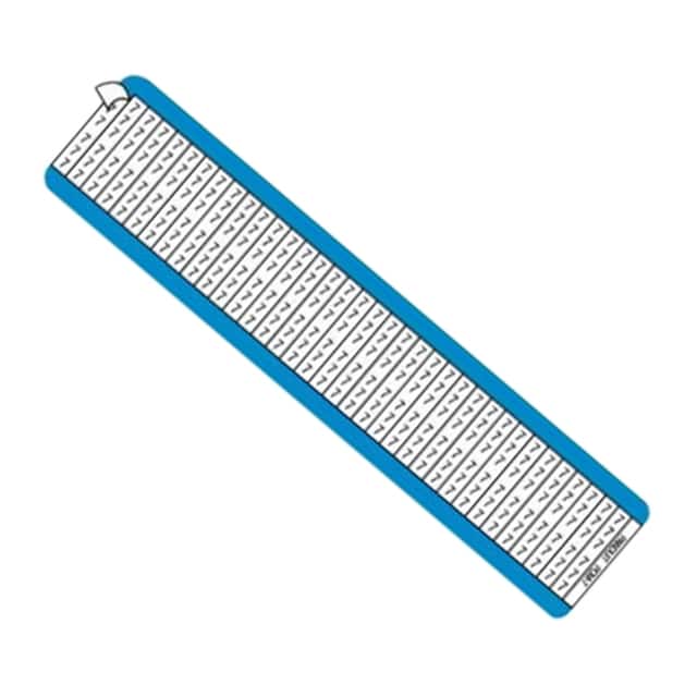 PCM-40 WIRE MARKR CARD 6.4MMX38.1MM WHT