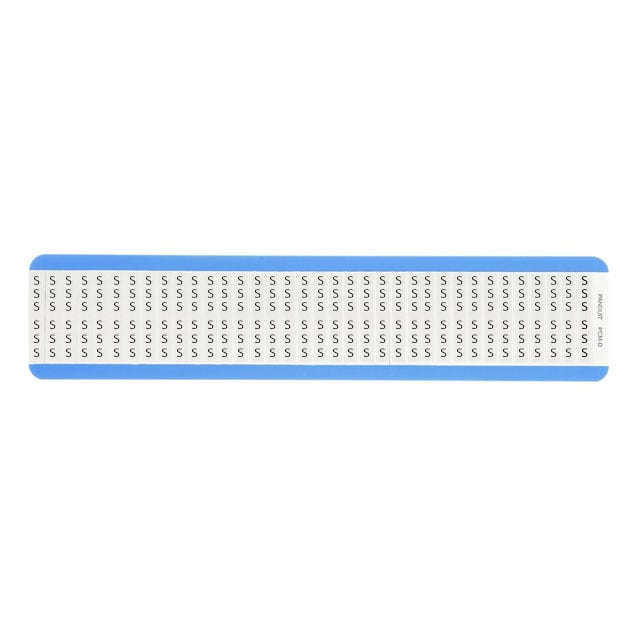 PCM-S WIRE MARKR CARD 6.4MMX38.1MM WHT
