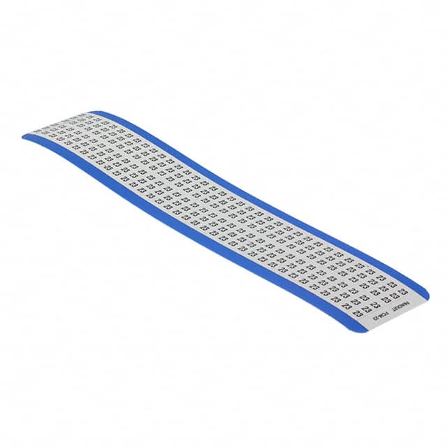PCM-23 WIRE MARKR CARD 6.4MMX38.1MM WHT