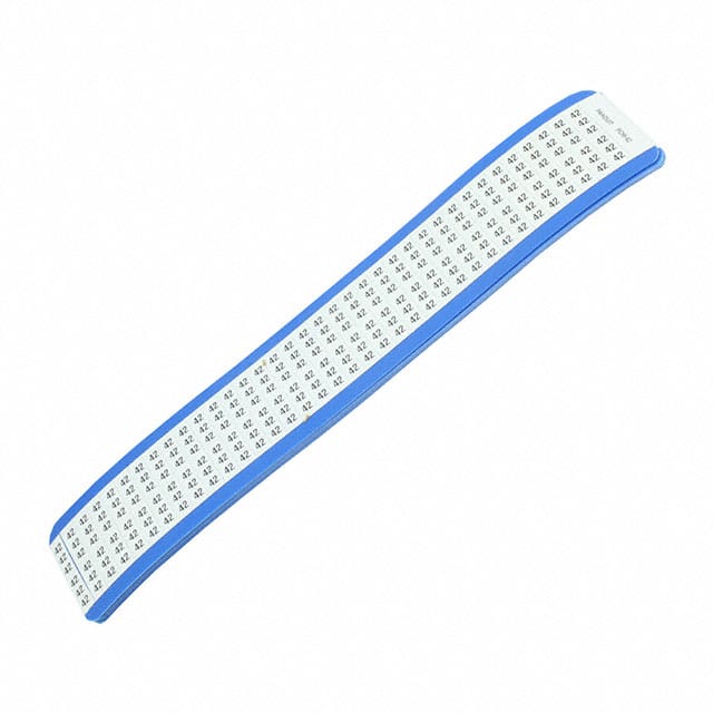 PCM-42 WIRE MARKR CARD 6.4MMX38.1MM WHT