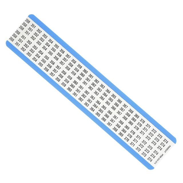 PCM-51 WIRE MARKR CARD 6.4MMX38.1MM WHT