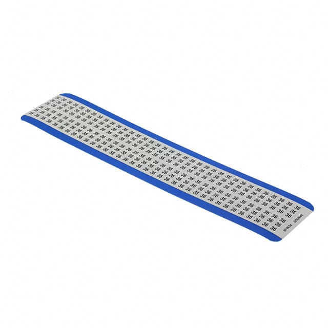 PCM-36 WIRE MARKR CARD 6.4MMX38.1MM WHT