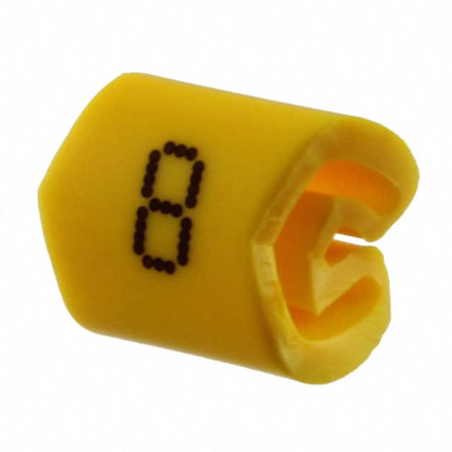 0800462:0008 WIRE MARKER SLIP-ON YELLOW