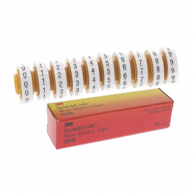 SDR-0-9 WIRE MARKER 0-9 LEGEND 1=1BOX