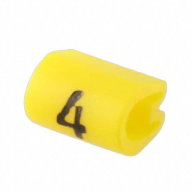 EC0193-000 WIRE MARKER PUSH ON 4.5MM YELLOW