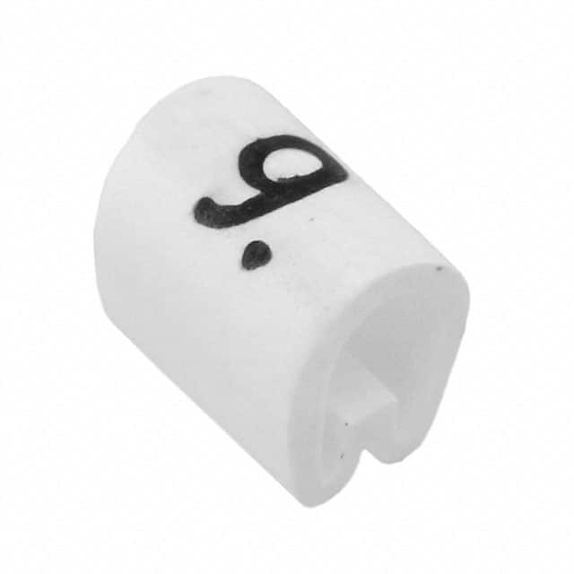 EC0222-000 WIRE MARKER PUSH ON 4.5MM WHITE