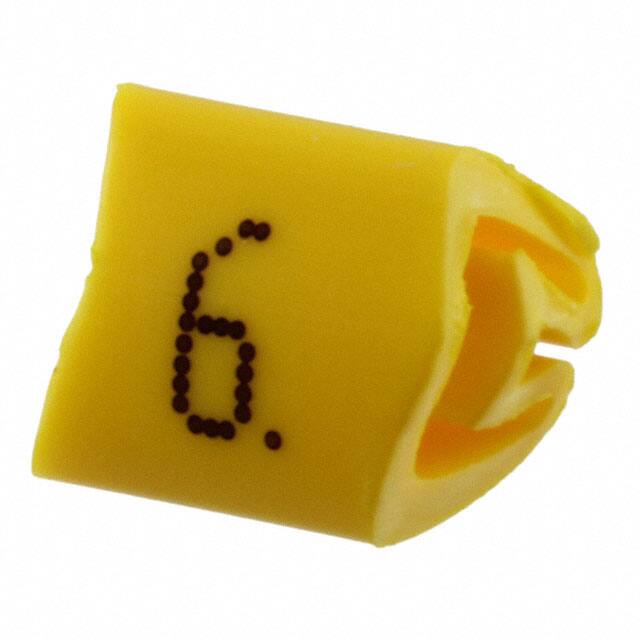 0800462:0006 WIRE MARKER SLIP-ON YELLOW